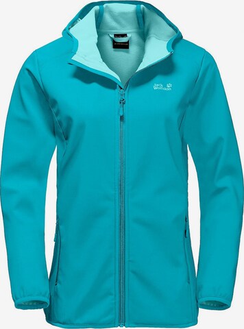 JACK WOLFSKIN Athletic Jacket in Blue: front