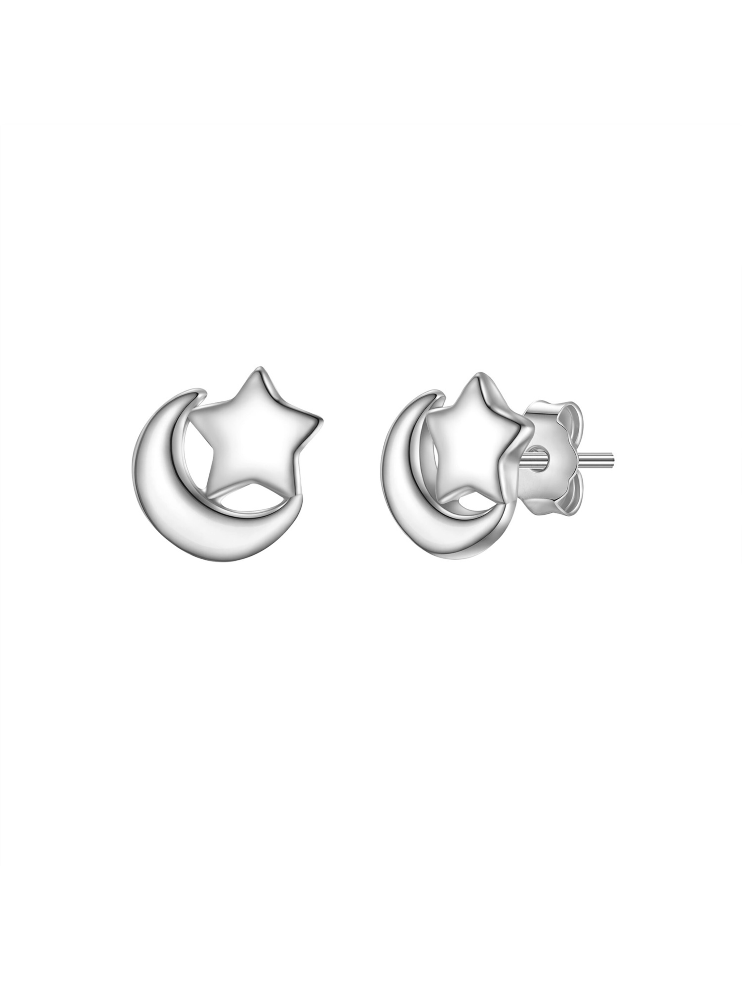 Boucles d'oreilles Glanzstücke München en argent : devant