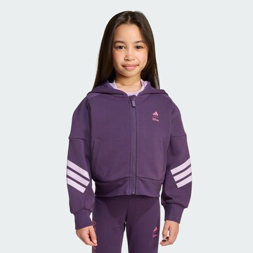 ADIDAS SPORTSWEAR Sports sweat jacket 'Disney Minnie Mouse' in Purple