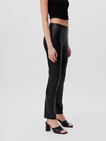 LeGer by Lena Gercke Slimfit Spodnie 'Asya' w kolorze czarny