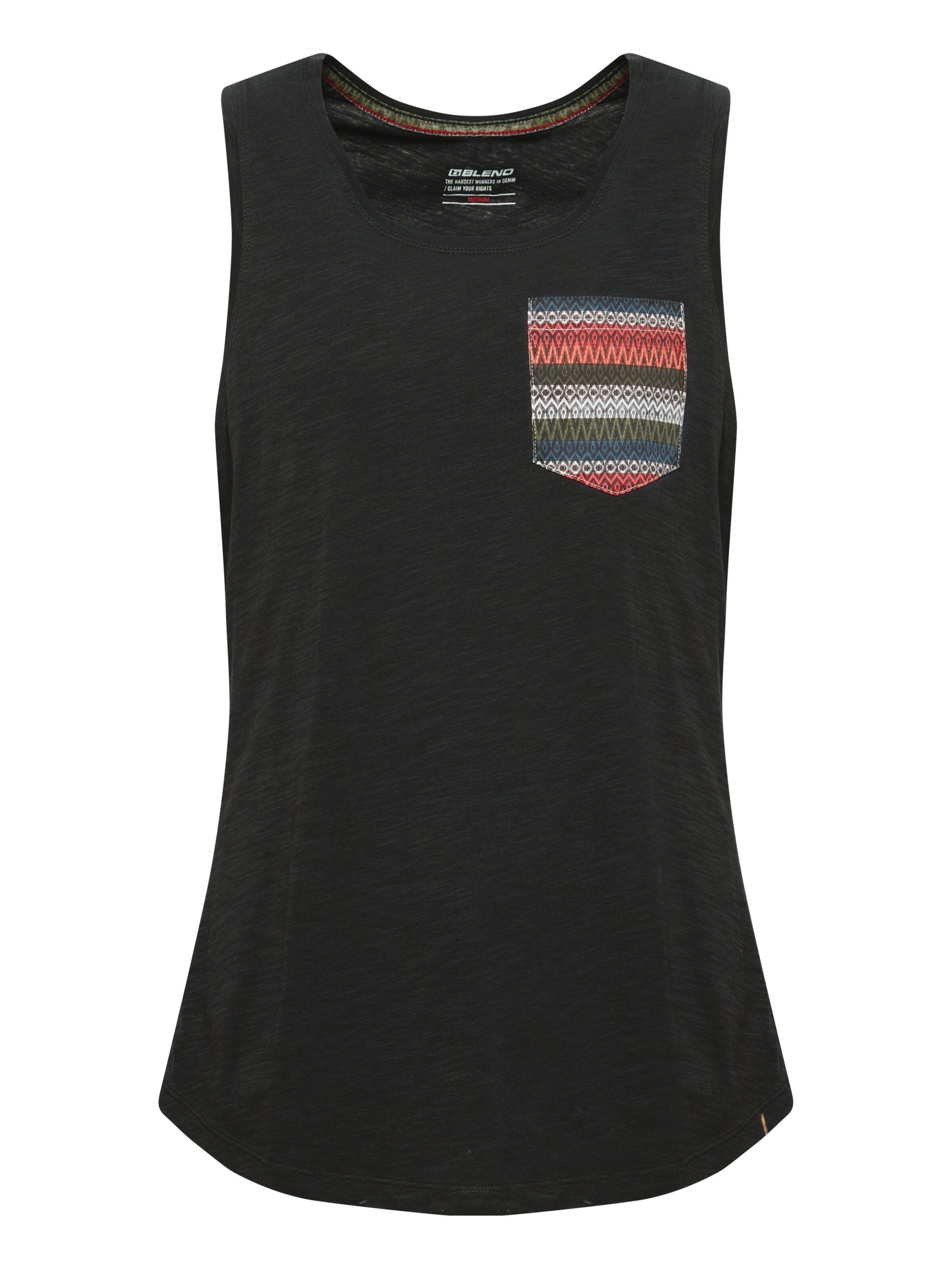 BLEND Shirt 'BHElei' in Schwarz: Vorderseite