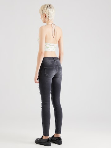 ONLY Skinny Jeans 'BLUSH' in Schwarz