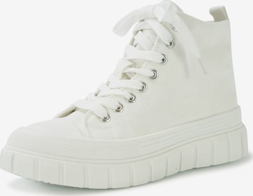 Findlay Sneakers hoog 'CALIFORNIA' in Wit: voorkant