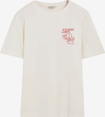 Scalpers Koszulka w kolorze beżowy: przód