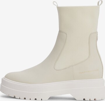 TOMMY HILFIGER Chelsea boots in Beige: front