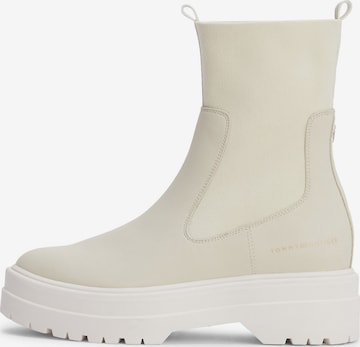 TOMMY HILFIGER Chelsea Boots in Beige: front