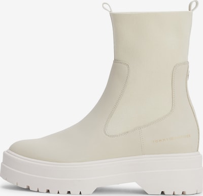 TOMMY HILFIGER Chelsea boots i ljusbeige / guldgul, Produktvy