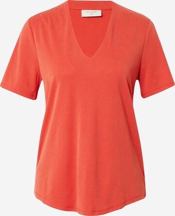 Freequent Blouse in Rood: voorkant