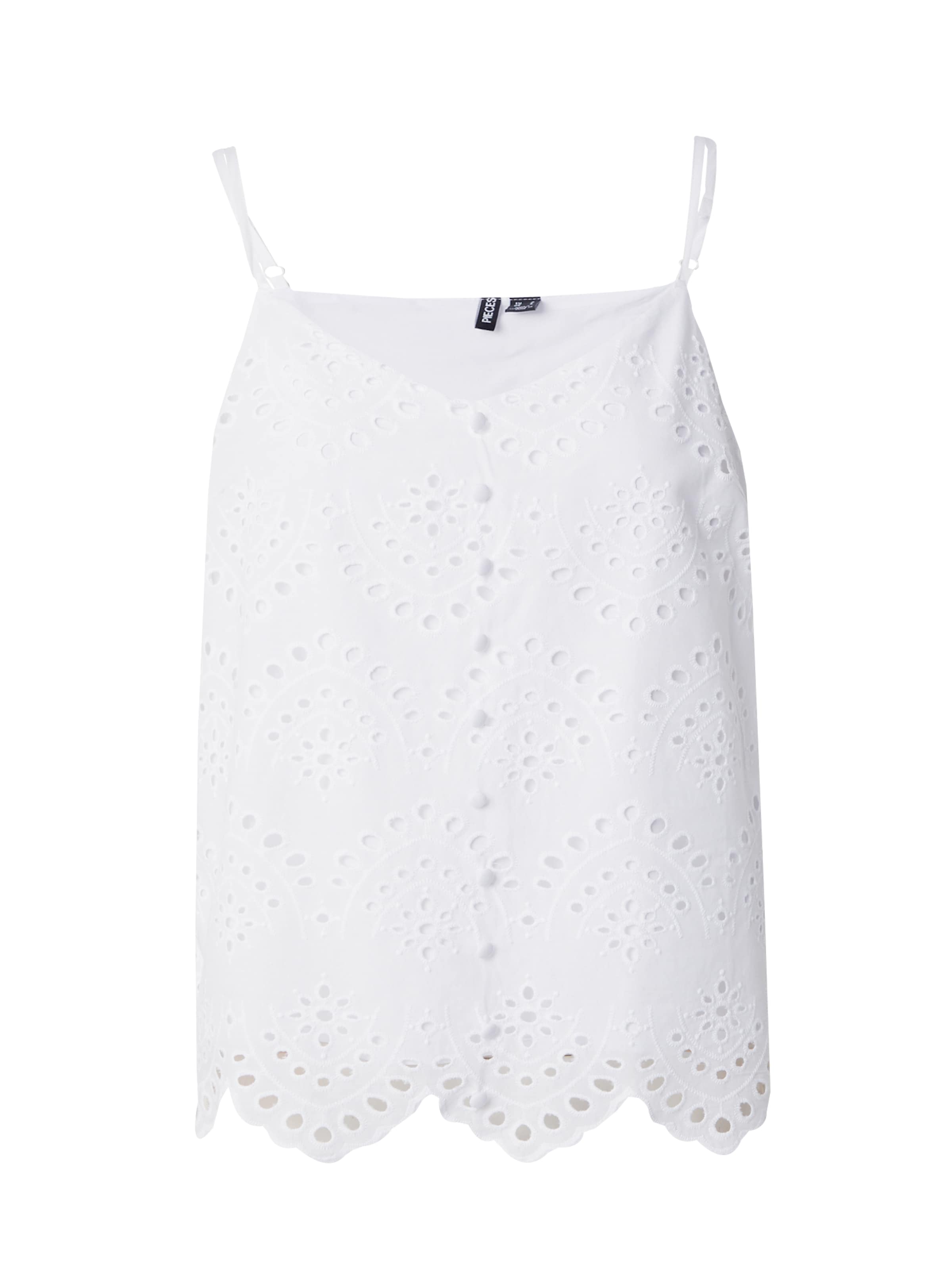 PIECES Top 'PCVILDE' in White: front