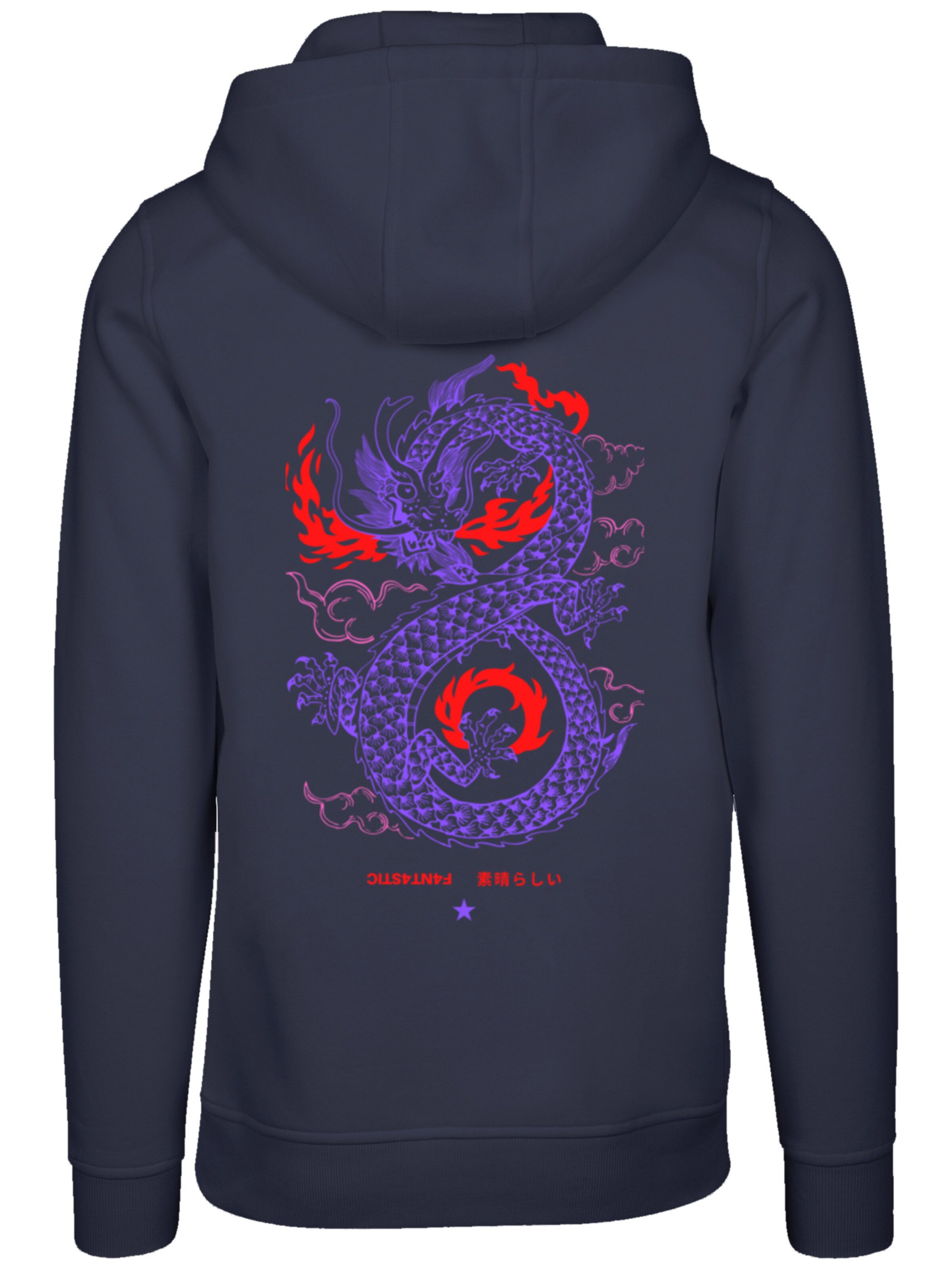 Sweat-shirt 'Dragon fire' F4NT4STIC en bleu