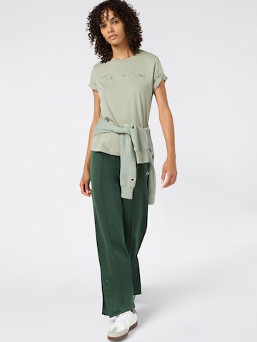 Champion Authentic Athletic Apparel - Camisa em verde: frente