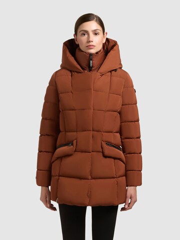 khujo Winter jacket 'Bric' in Brown: front