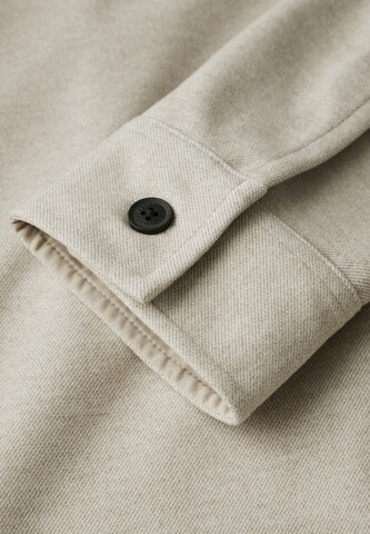 Street One MEN Regular fit Button Up Shirt in Beige