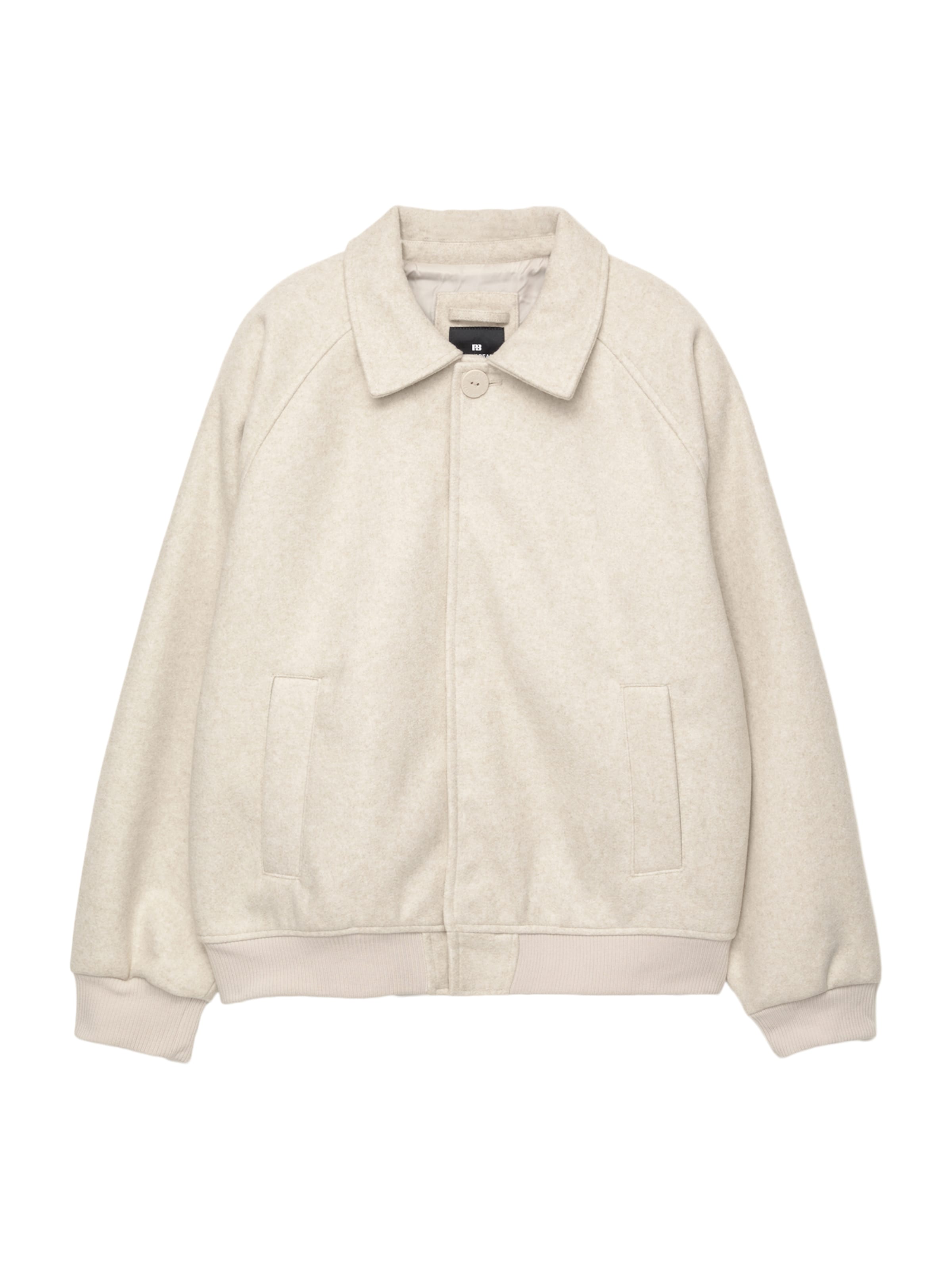 Pull&Bear Välikausitakki värissä valkoinen: etupuoli