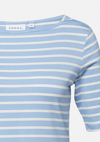 mėlyna COMMA Marškinėliai