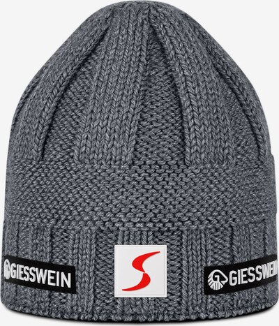 GIESSWEIN Beanie 'Obersberg' in Graphite / Red / Black / White, Item view