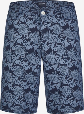 HECHTER PARIS Regular Broek in Blauw: voorkant