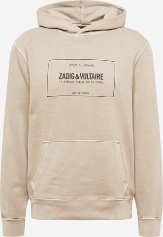 Zadig & Voltaire Sweatshirt 'SANCHI' in Beige: voorkant