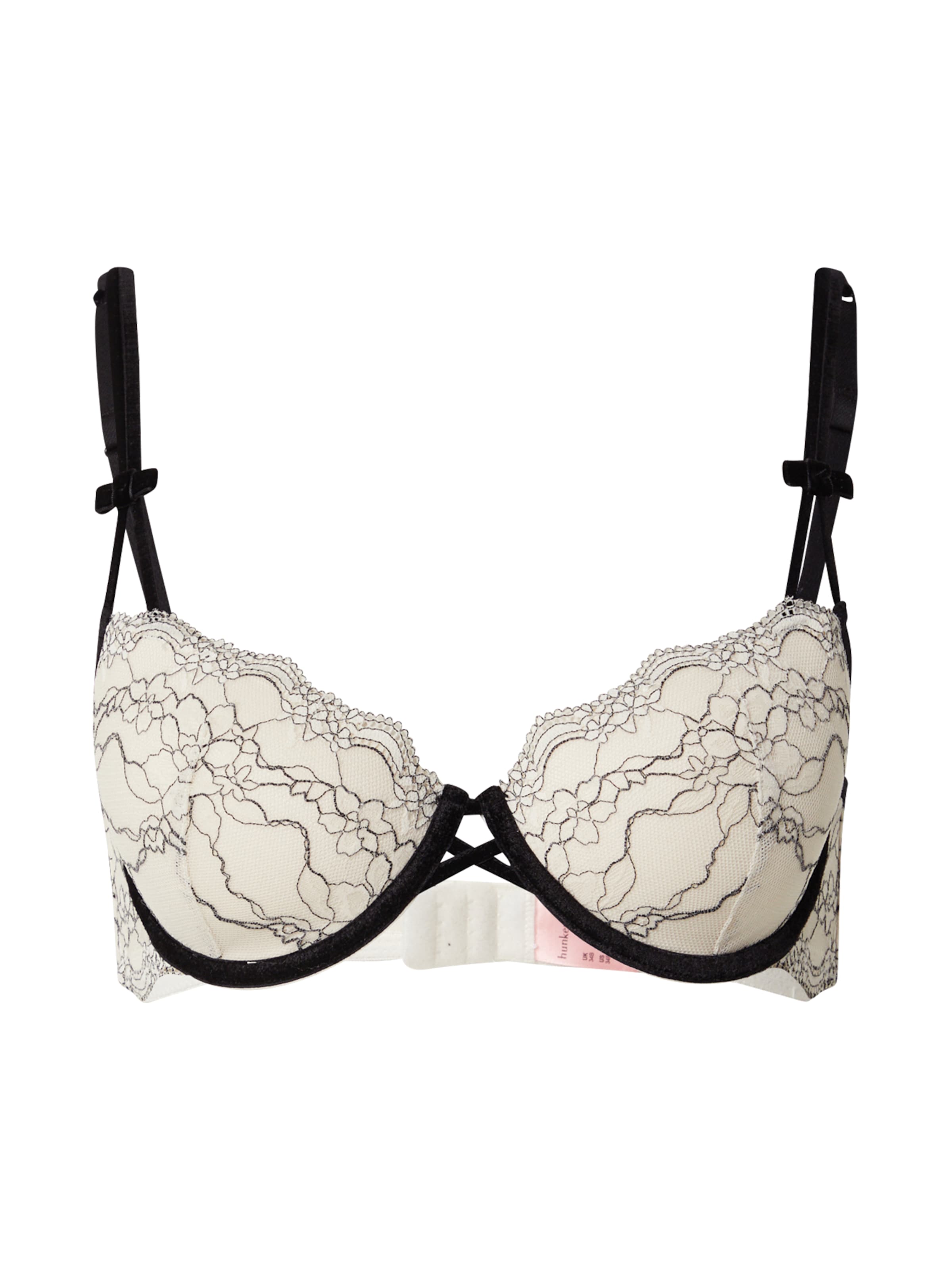 Balconette Sutien de la Hunkemöller pe alb: față