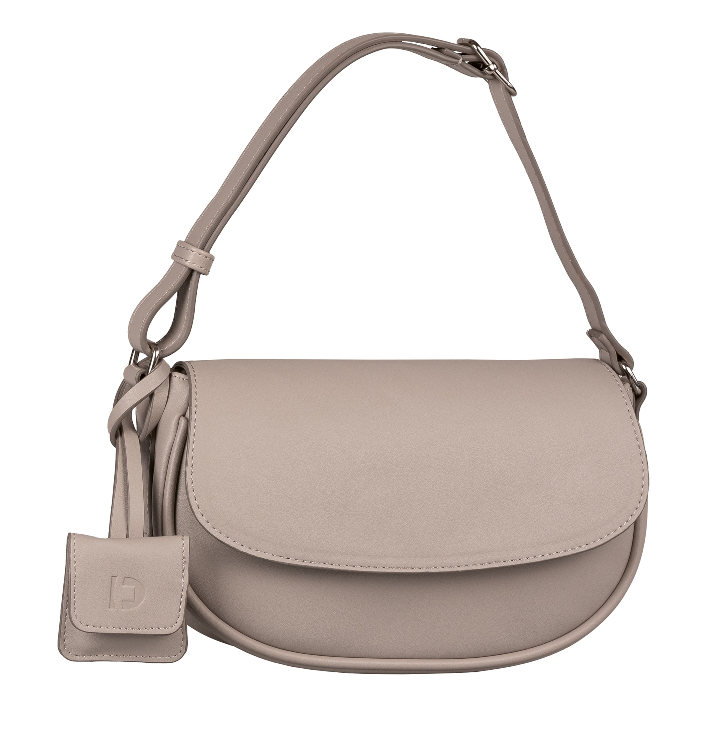 TOM TAILOR DENIM Umhängetasche in Grau: Vorderseite