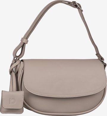 TOM TAILOR DENIM Umhängetasche in Grau: Vorderseite