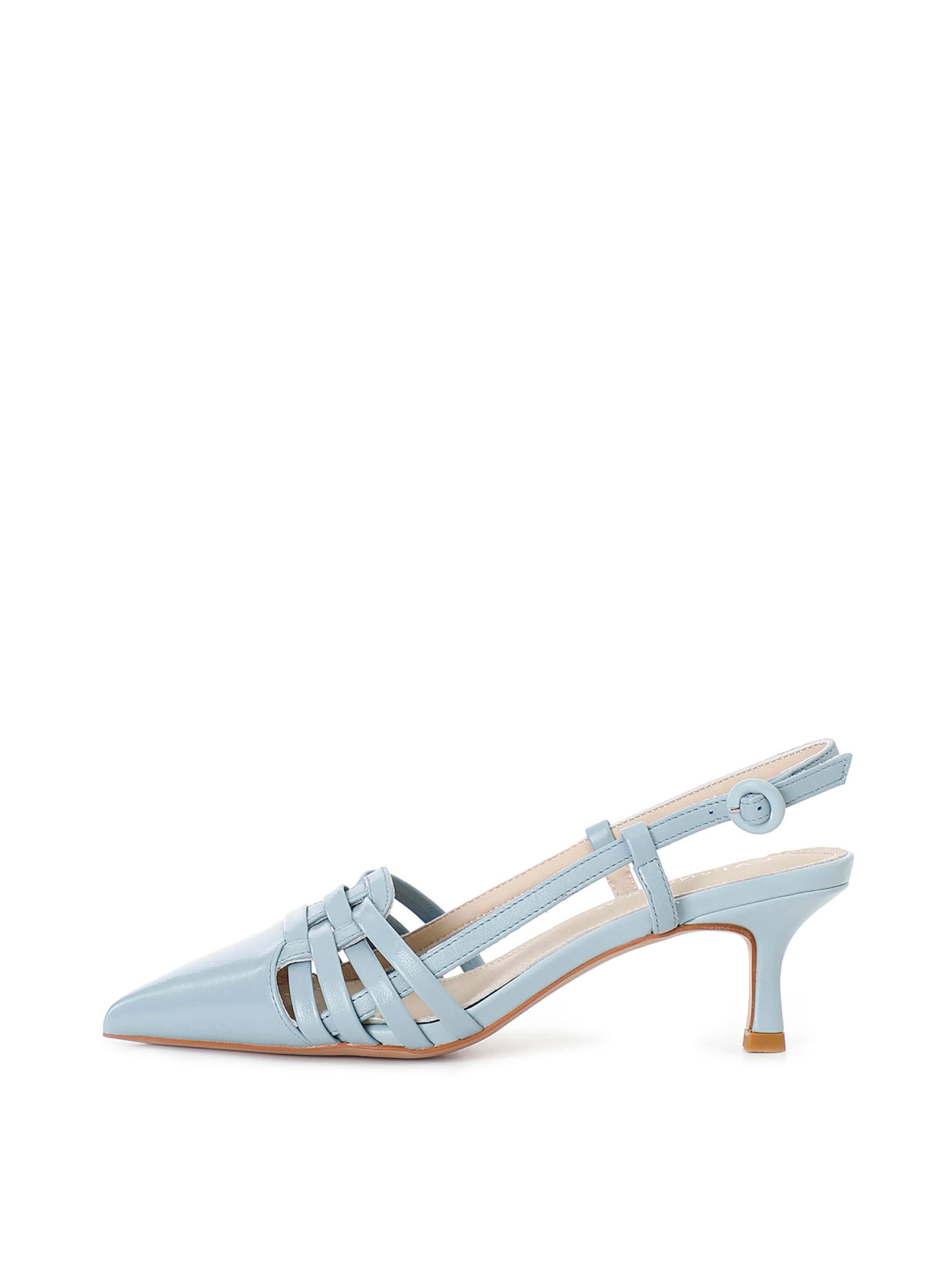 CAFè NOIR Pumps in Blauw: voorkant