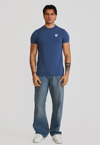 Maglietta 'Essentials' di SikSilk in blu