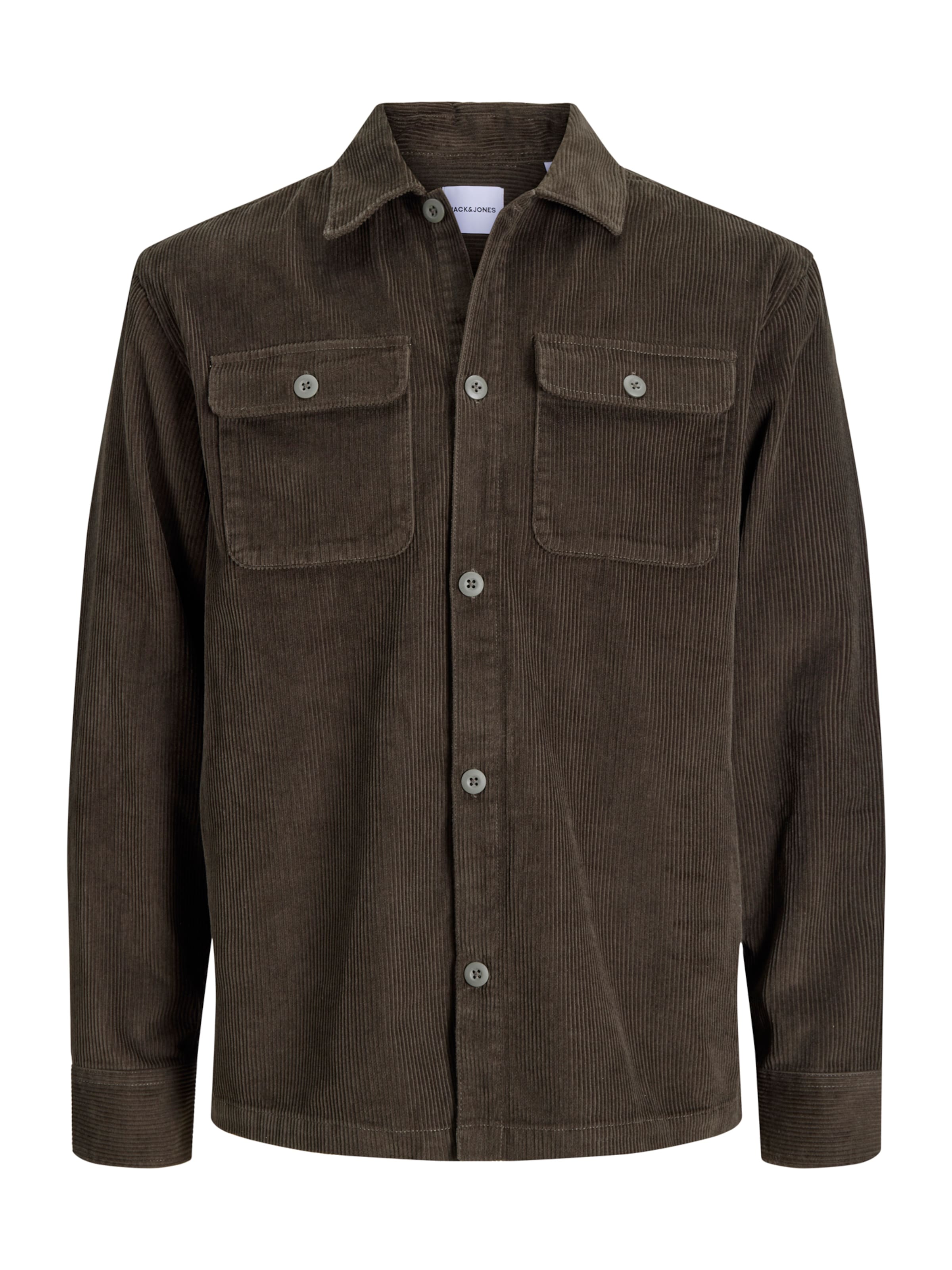 JACK & JONES Srajca 'JJEREGENT' v velikosti S  | temno rjava barva, Prikaz izdelka