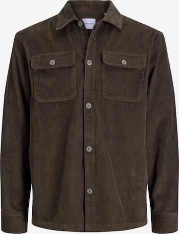 JACK & JONES Regular fit Srajca 'JJEREGENT' | rjava barva: sprednja stran
