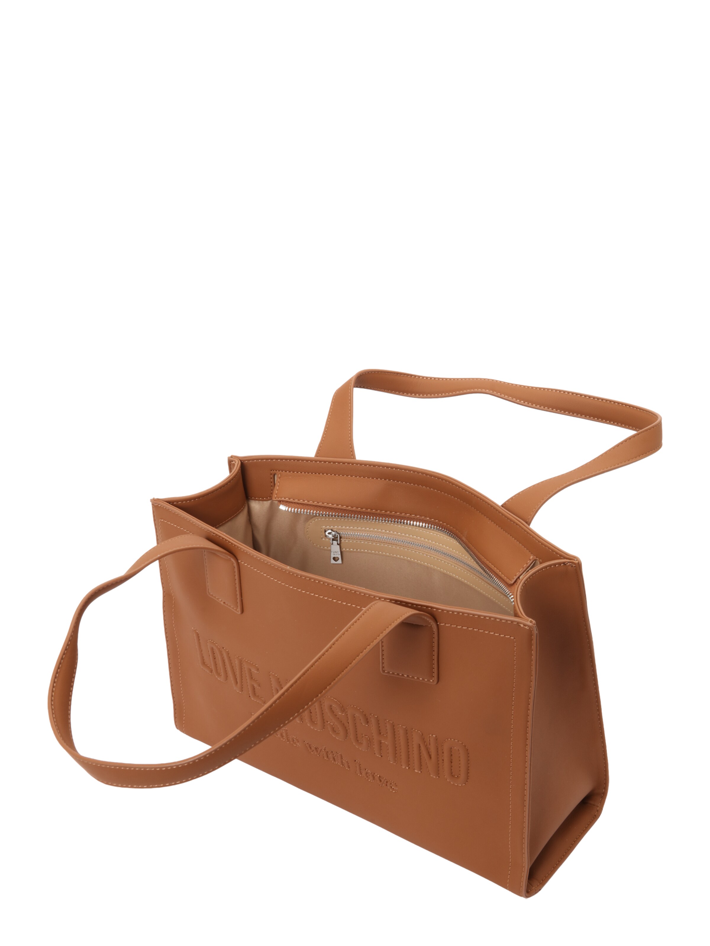 Cabas Love Moschino en marron