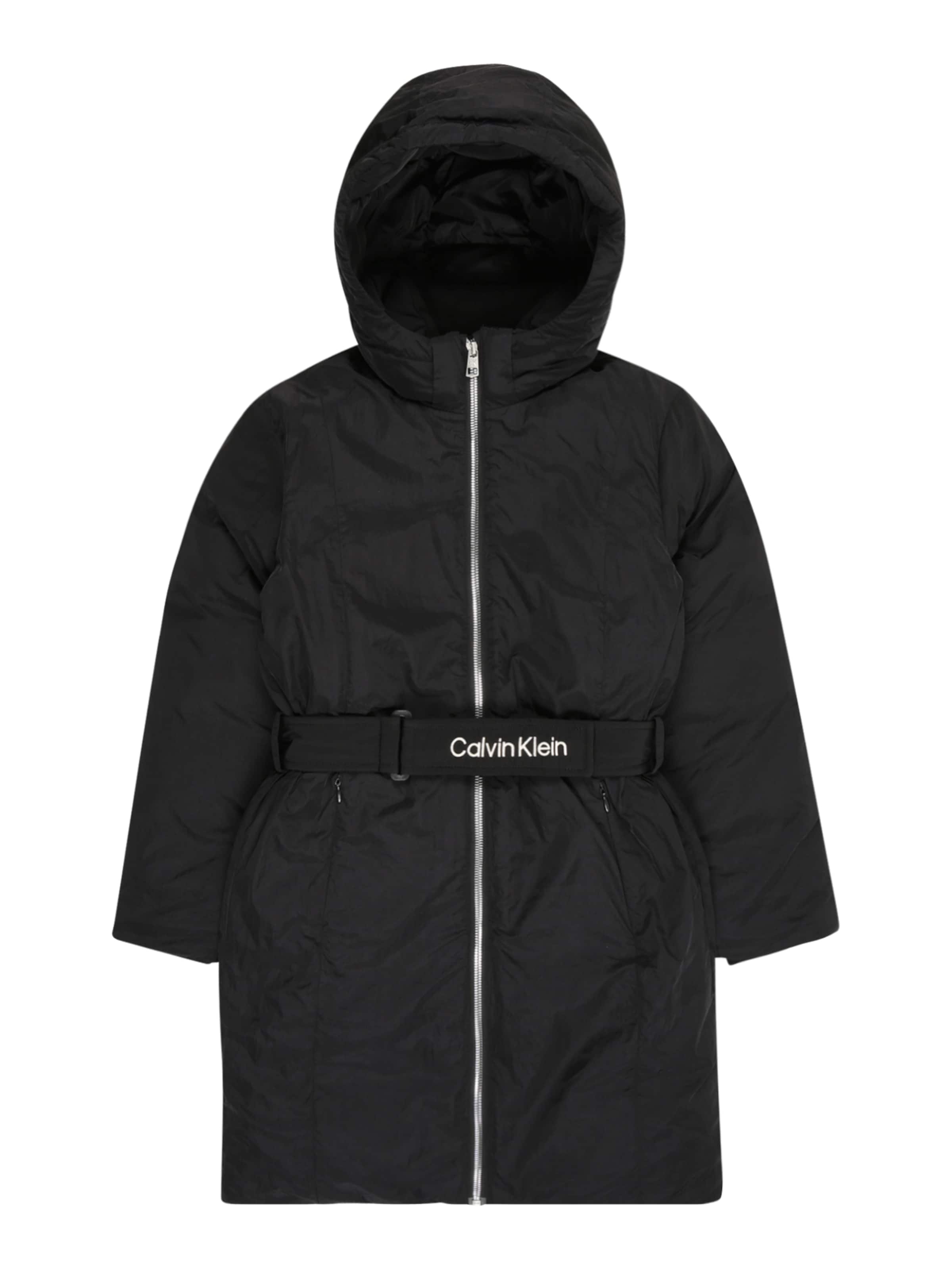 juoda Calvin Klein Jeans Paltas 'CLASSIC': priekis