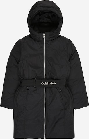 juoda Calvin Klein Jeans Paltas 'CLASSIC': priekis