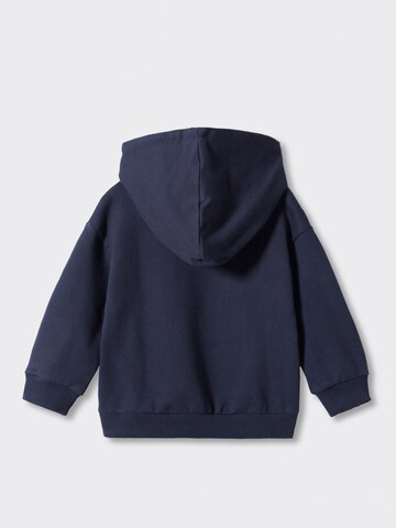 MANGO KIDS Sweatshirt 'Team' in Blauw