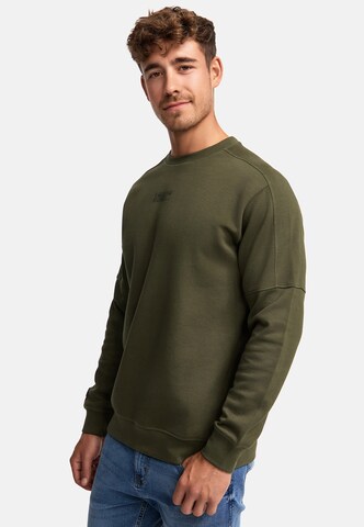 INDICODE JEANS Sweatshirt 'INCliver' in Groen