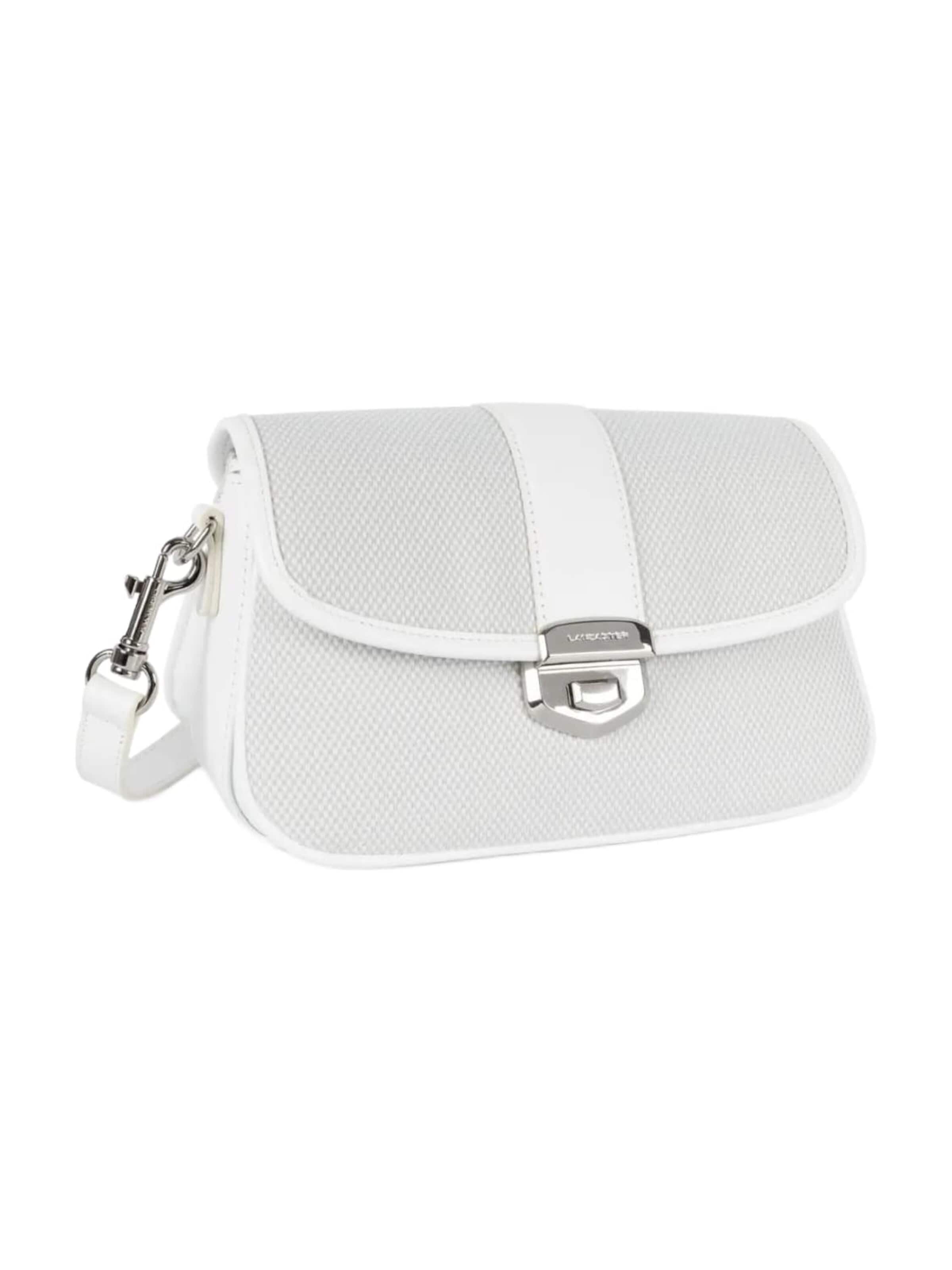 LANCASTER ParisRučna torbica 'Lancaster Sac Trotteur Canvas Fia M Blanc' - bijela boja