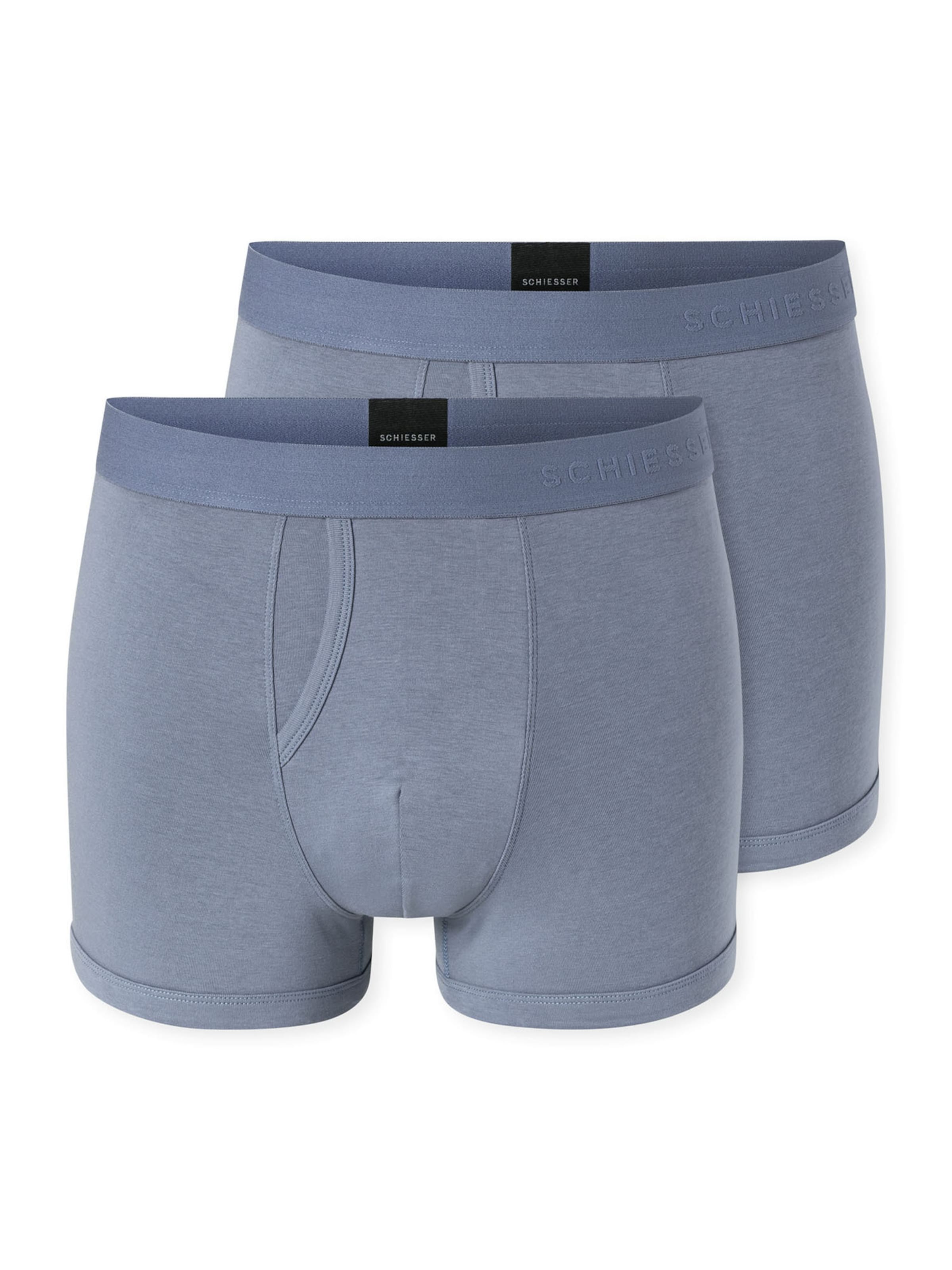 Boxers ' Rib Essentials ' SCHIESSER en bleu : devant