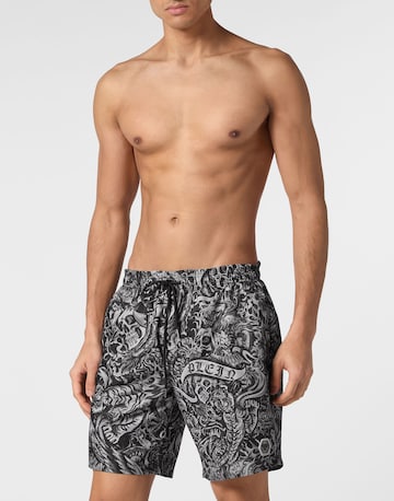 Philipp Plein - Calções de banho 'Tattoo' em preto