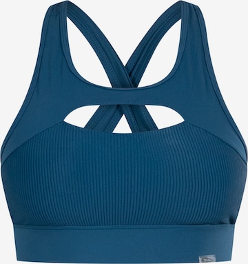 Smilodox Sports Bra 'Fastlane' in Blue: front