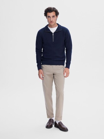 SELECTED HOMME Sweater 'Axel' in Blue