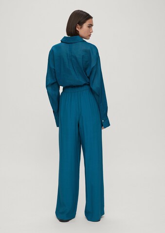 s.Oliver BLACK LABEL Wide leg Pants in Blue