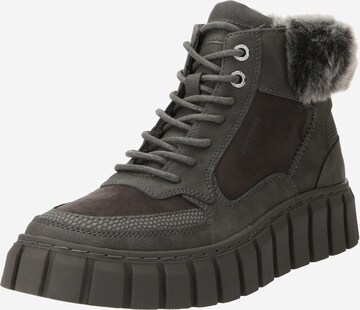 Dockers by Gerli Lace-Up Ankle Boots in Grey: front