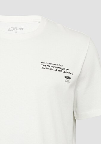 s.Oliver T-Shirt in Weiß