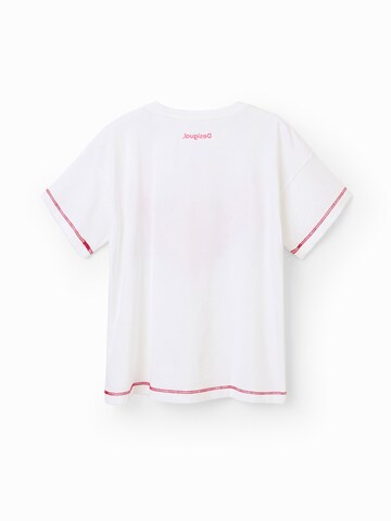 T-Shirt 'Pink Panther' Desigual en blanc