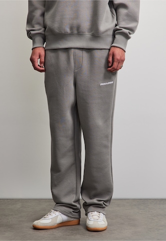 Pegador Wide leg Broek 'Jawed' in Grijs: voorkant
