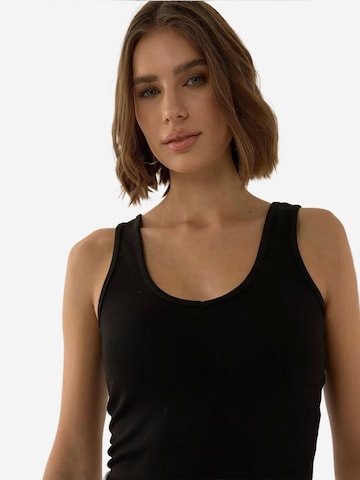 Hiccup Top w kolorze czarny