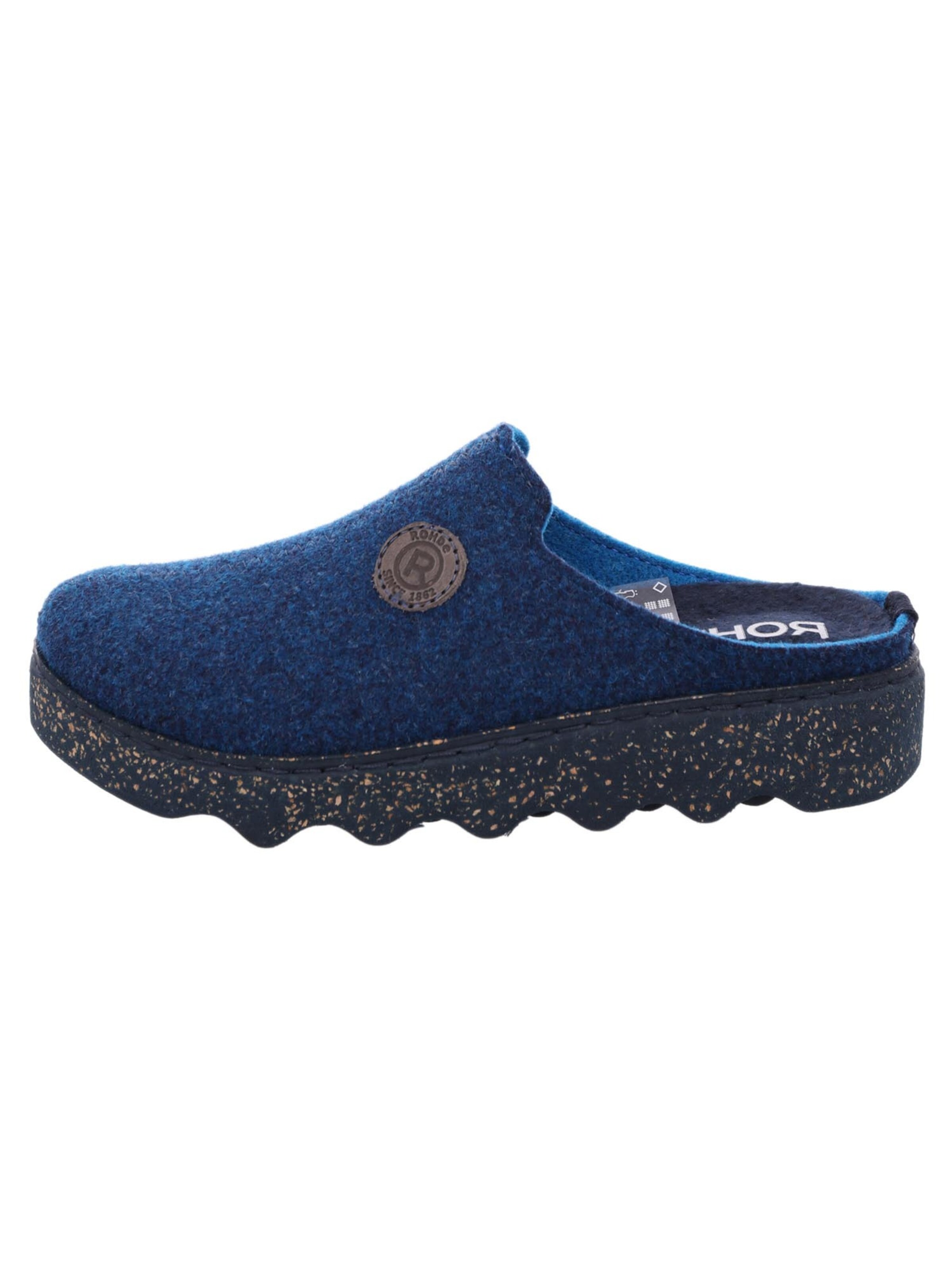 ROHDE Slippers 'Foggia-D' in Blue: front