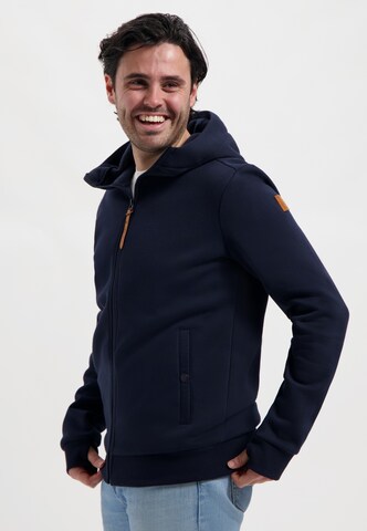 MGO Gebreid vest 'Landon' in Blauw