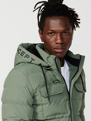 KOROSHI Winterjacke in Grün