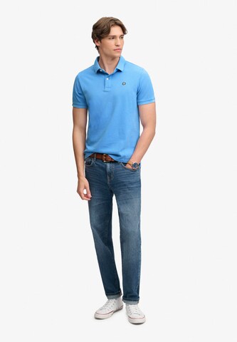 T-Shirt 'Vintage Destroy' Superdry & Co en bleu