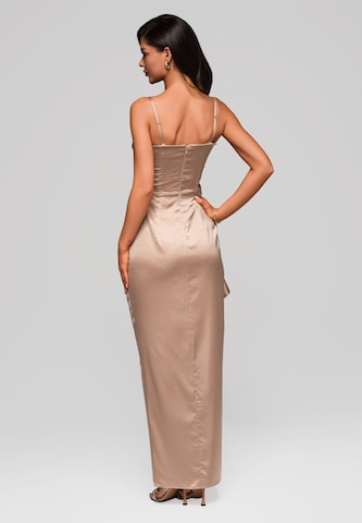 Ombre Avondjurk in Beige